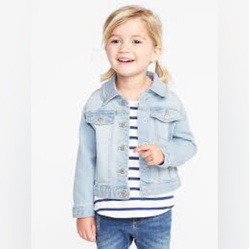 Old Navy Kids Light Denim Jacket. Size 4T